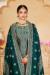 Picture of Shapely Chiffon Sea Green Straight Cut Salwar Kameez