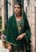 Picture of Chiffon & Silk Dark Green Straight Cut Salwar Kameez