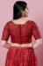 Picture of Beautiful Net Fire Brick Designer Blouse