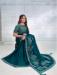 Picture of Crepe & Georgette & Satin,Silk Navy Blue Saree