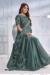 Picture of Crepe & Georgette & Satin,Silk Sea Green Saree