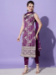 Picture of Cotton & Silk Purple Readymade Salwar Kameez