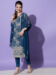 Picture of Cotton & Silk Midnight Blue Readymade Salwar Kameez