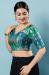 Picture of Admirable Silk Sea Green Designer Blouse