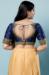 Picture of Delightful Silk Midnight Blue Designer Blouse