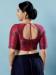 Picture of Enticing Brasso Maroon Designer Blouse