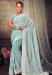 Picture of Well Formed Georgette Light Steel Blue Saree