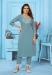 Picture of Statuesque Cotton Cadet Blue Kurtis & Tunic