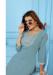 Picture of Statuesque Cotton Cadet Blue Kurtis & Tunic