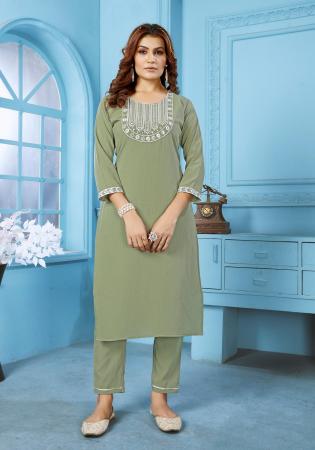 Picture of Statuesque Cotton Grey Kurtis & Tunic