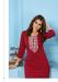 Picture of Graceful Cotton Fire Brick Kurtis & Tunic