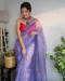 Picture of Sublime Organza Light Steel Blue Saree