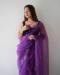 Picture of Grand Organza Purple Saree