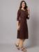 Picture of Stunning Rayon Dark Olive Green Kurtis & Tunic