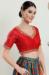 Picture of Admirable Net & Silk Crimson Designer Blouse