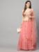 Picture of Pretty Net Light Coral Lehenga Choli