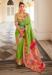 Picture of Well Formed Silk Olive Drab Saree