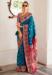 Picture of Comely Silk Teal Saree