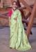 Picture of Bewitching Satin & Silk Dark Sea Green Saree