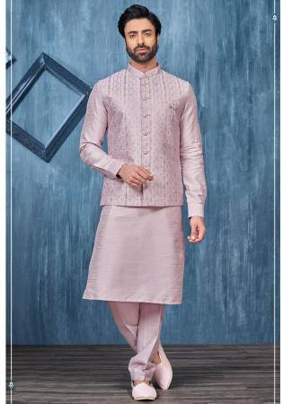 Picture of Marvelous Satin Thistle Kurtas