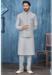 Picture of Ideal Silk Light Slate Grey Kurtas