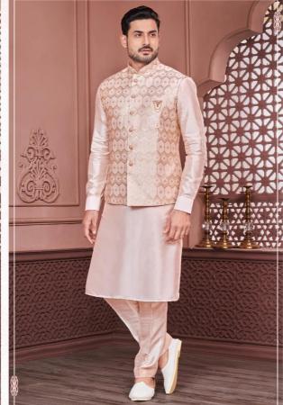 Picture of Statuesque Silk Thistle Kurtas