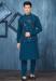 Picture of Fine Silk Midnight Blue Kurtas