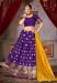 Picture of Shapely Silk Purple Lehenga Choli