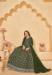 Picture of Georgette Dark Olive Green Anarkali Salwar Kameez