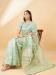 Picture of Charming Georgette Dark Sea Green Saree