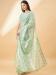 Picture of Charming Georgette Dark Sea Green Saree