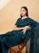 Picture of Fascinating Georgette Midnight Blue Saree