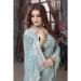 Picture of Wonderful Georgette Dark Sea Green Saree