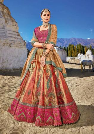 Picture of Good Looking Silk Bisque Lehenga Choli