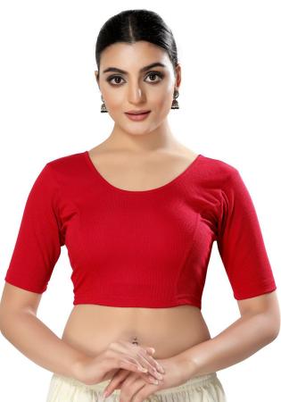 Picture of Radiant Georgette Crimson Designer Blouse