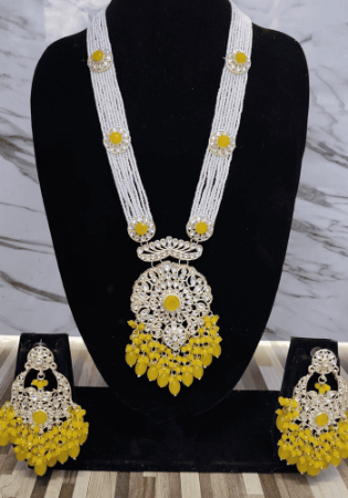 Picture of Splendid Dark Golden Rod Necklace Set