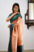 Picture of Appealing Silk Peach Puff Saree