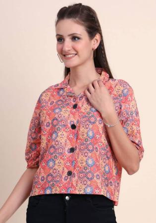 Picture of Taking Cotton Burly Wood Kurtis & Tunic