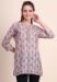 Picture of Charming Cotton Rosy Brown Kurtis & Tunic