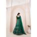 Picture of Bewitching Net Sea Green Lehenga Choli