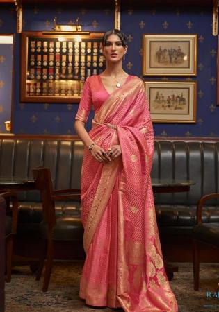 Picture of Fascinating Satin & Silk Crimson Saree