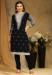 Picture of Ravishing Georgette Black Straight Cut Salwar Kameez