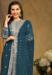 Picture of Georgette Dark Slate Grey Straight Cut Salwar Kameez