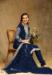 Picture of Georgette Midnight Blue Straight Cut Salwar Kameez