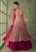 Picture of Nice Georgette Dark Salmon Anarkali Salwar Kameez