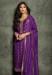 Picture of Silk Midnight Blue Straight Cut Salwar Kameez