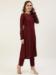 Picture of Ravishing Cotton Maroon Readymade Salwar Kameez