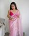 Picture of Good Looking Organza Thistle Saree