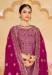 Picture of Exquisite Rayon Deep Pink Straight Cut Salwar Kameez