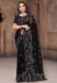 Picture of Lovely Georgette Black Saree